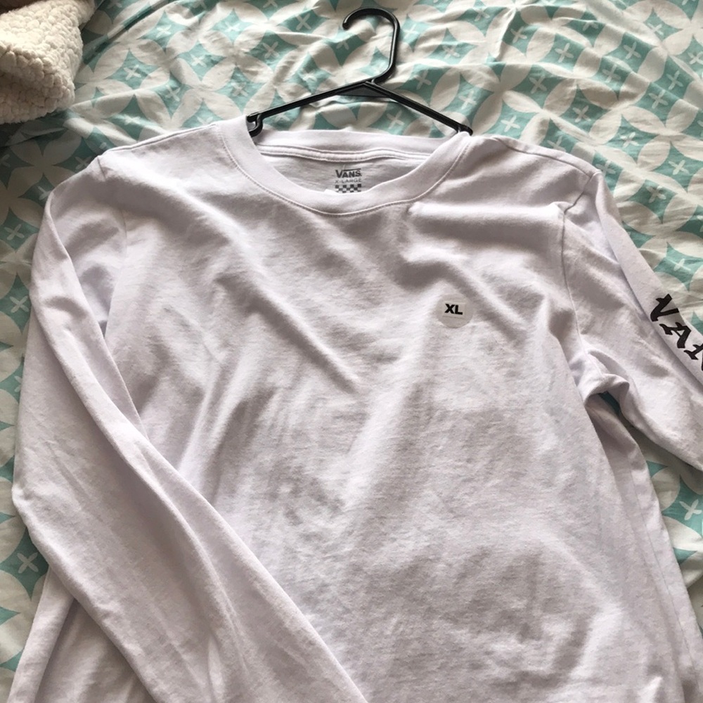 White Vans shirt